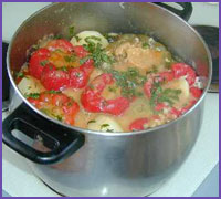 Zucchini-Capsicum Vegetable Curry